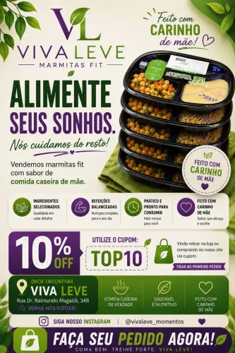 Jovem aprendiz para loja marmita Fit 700 ,00 seg a sábado 