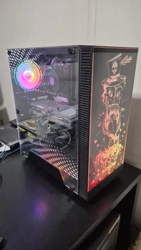 PC Gamer Ryzen 7 5700 + RTX 4060 8GB + 32GB RAM DDR4 + Placa B550M Aorus Elite