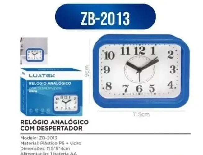 Relógio digital de mesa 