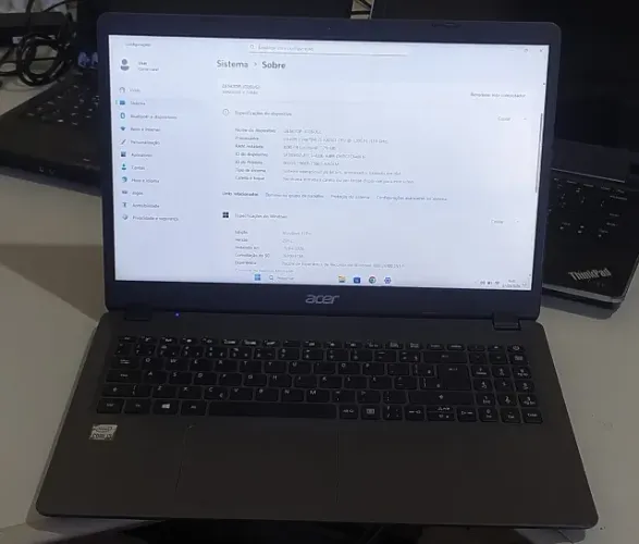 Notebook Acer Aspire 3 i3 10ª Gereção 8gb de Ram Nvme 256gb Windows 11