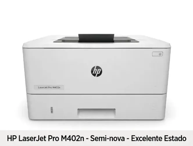 Impressora HP LaserJet Pro M402n - Semi-Nova - Laser Preto e Branco - Rede