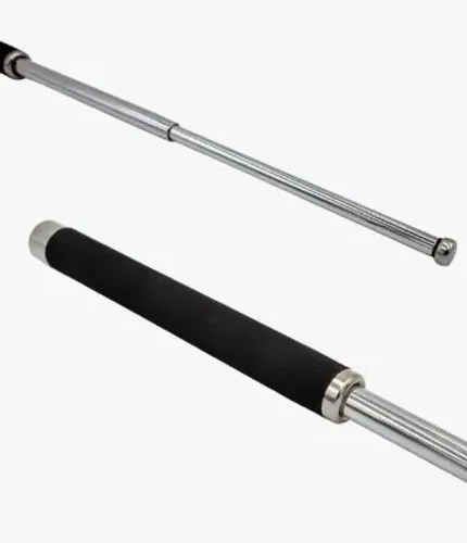 Bastão retrátil de metal de alta resistência