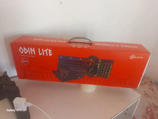 Kit Perifericos Gamer Odin Lite | Headset,Teclado,Mouse,MousePad