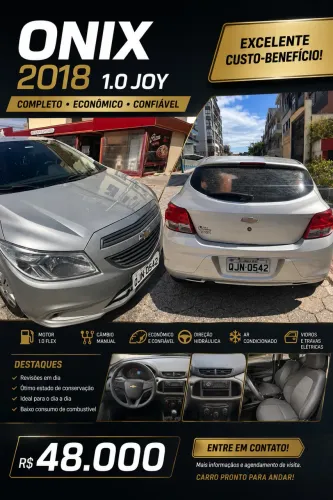 Chevrolet Onix JOY Hatch 1.0 8V Flex Mec. 4P 2018
