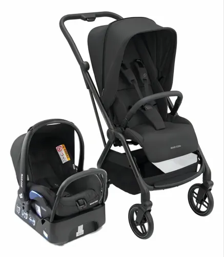 Carrinho Leona 2 maxi cosi + bebê conforto + base para o carro
