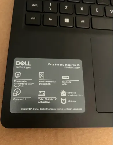 Notebook Dell Inspiron 15 ? R$ 2.900