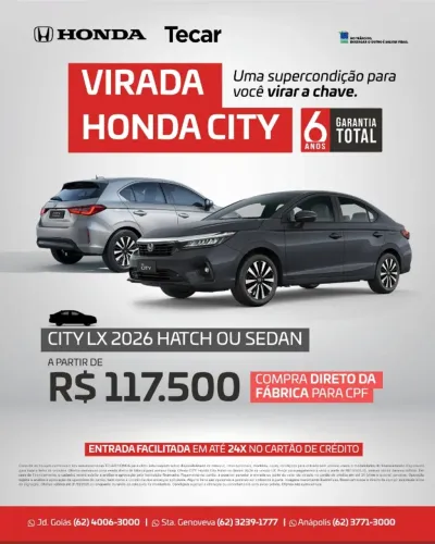 Honda City Sedan LX 1.5 Flex 16V 4P Aut. 2026