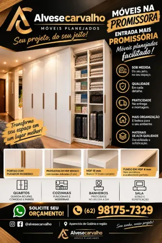 Moveis planejados facilitado na Promissória!!!