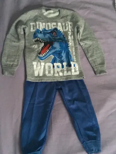 Moletom pijama infantil dinossauro