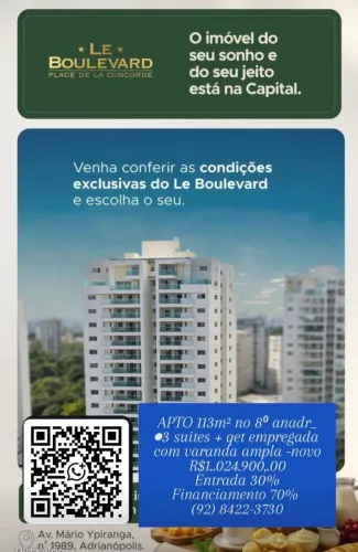 Le Boulevard  Apto 133 m² no Dom Pedro 