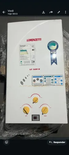 Aquecedor gás semi novo