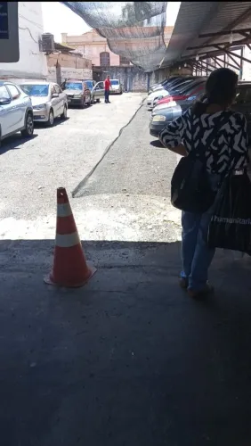 Passo ponto estacionamento