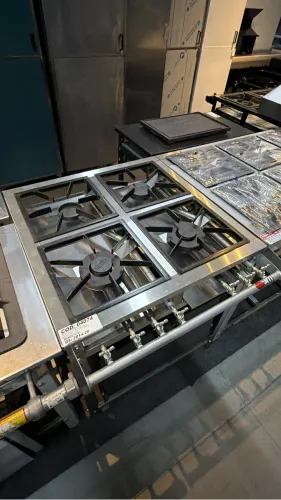 Fogão inox 4 bocas - jm tem