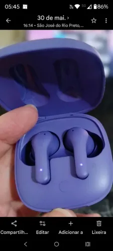 Fones de ouvido Motorola lilac 135