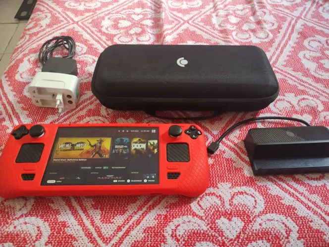 STEAM DECK 256GB 91% DE SAÚDE DA BATERIA