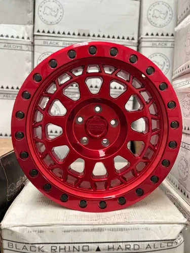 Jogo De Roda Black Rhino 1895BTW Vermelha 5x127 - 18x9,5 Offset -18 (Nv)