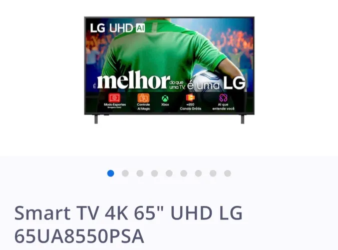 Tv 65 polegadas  nova na caixa 