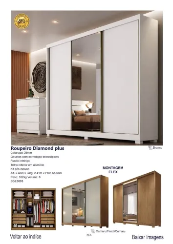 Guarda Roupa Diamond Plus