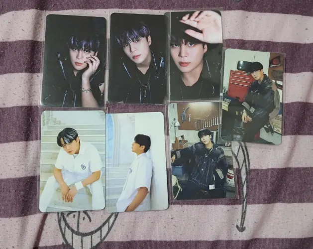 set photocards ateez variados