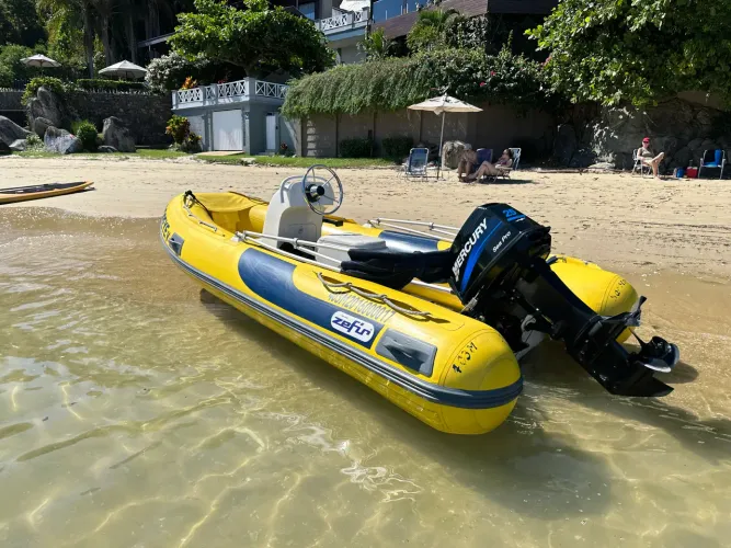 Barco inflável ZEFIR 360 motor Mercury 25