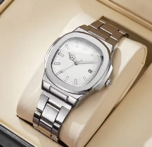Relógio masculino inox 