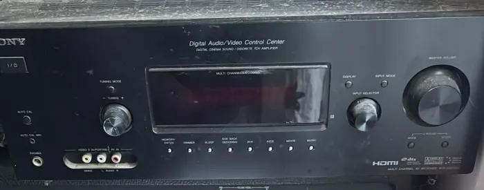Home Teather Sony Muteki com o receiver 3D modelo Str-dh820
