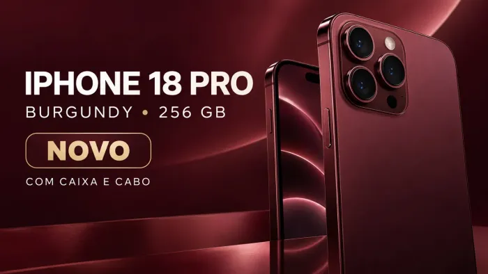 Iphone 18 Pro 256 GB - Novo Burgundy