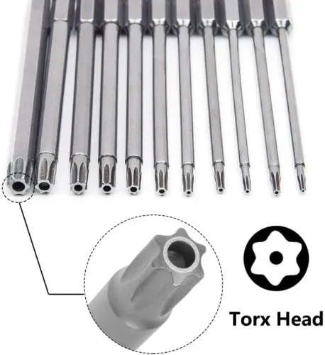 Torx Kit 12 Peças Bit De Chave  Arduino Automação Robotica COD-FR71  