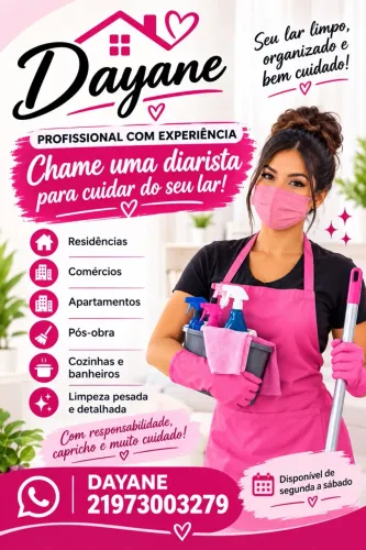 Diarista disponível