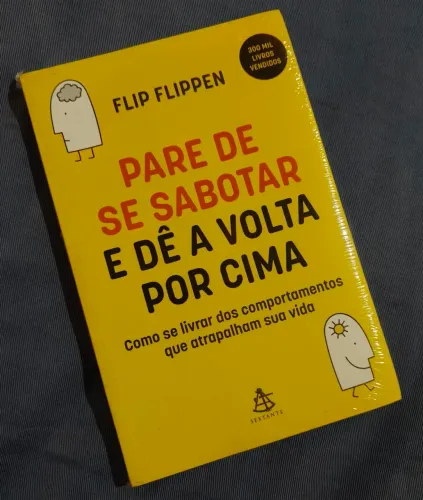 Vende-se o livro: Pare se sabotar e dê a volta por cima