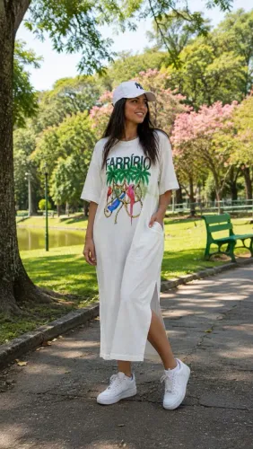 Vestido Mid Farm Branco