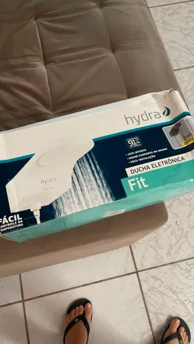 Ducha Eletrônica Hydra Fit 220V Preta - Nova na Caixa
