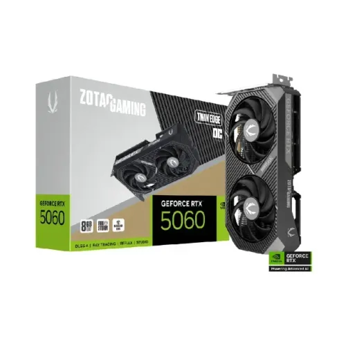 ENTREGA GRÁTIS - Placa de Vídeo Zotac RTX 5060 Twin Edge 8GB Oc Gddr7