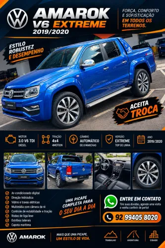 Volkswagen Amarok Extreme CD 3.0 4X4 TB Dies. Aut. 2020
