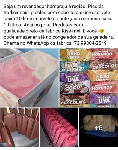 Picolés atacado 