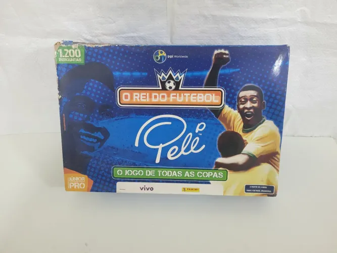 Jogo de tabuleiro Pelé o rei do futebol 