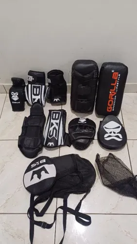 Kit novo muay thai treino.