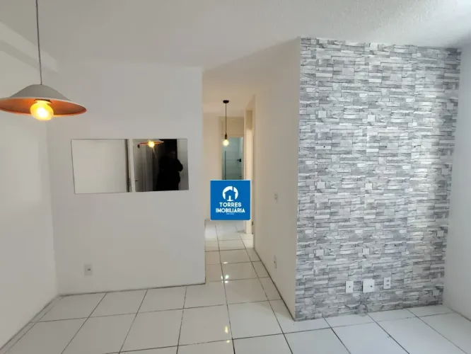 2 quartos no Cond. Viva Mais Neves Terceiro andar com garagem