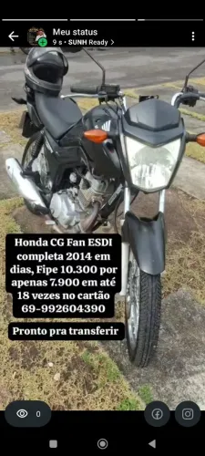 Honda CG Fan ESDI completa 125