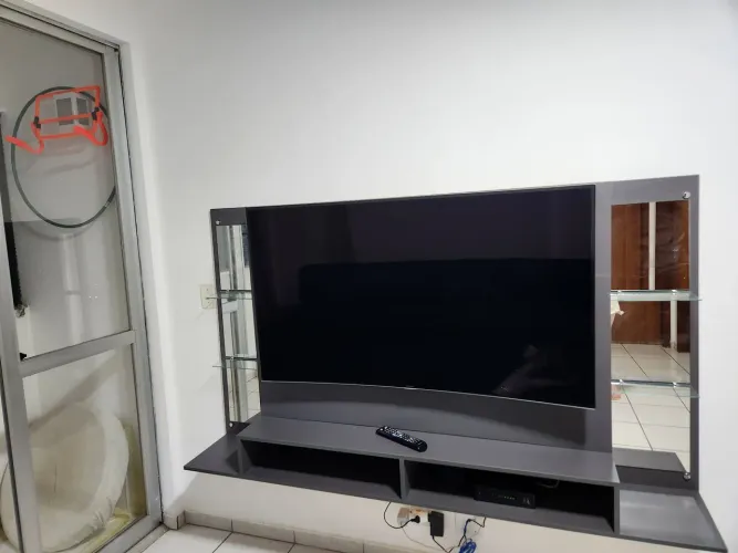 TV Samsung 55? Smart Curva - Impecável - Base Nova!