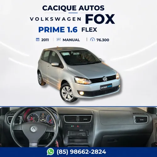 Volkswagen Fox Prime/higli. 1.6 Total Flex 8V 5P 2011