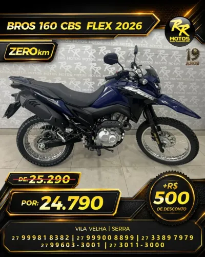 Moto Honda BROS 160 CBS FLEX 2026