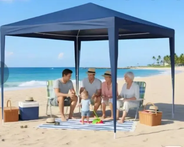 Toldo gazebo 3x3 azul marinho 