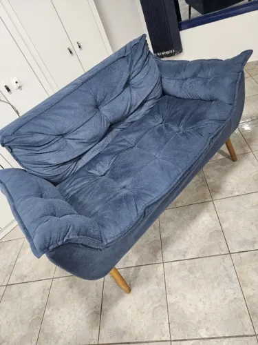 Sofá Decorativo azul