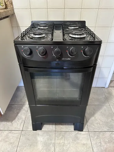 Fogao muller 4 bocas fosco preto