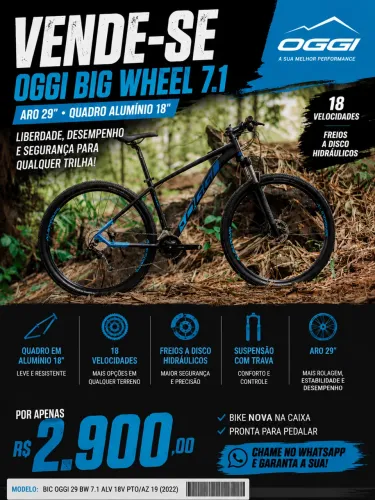 Vendo bicicleta nova na caixa