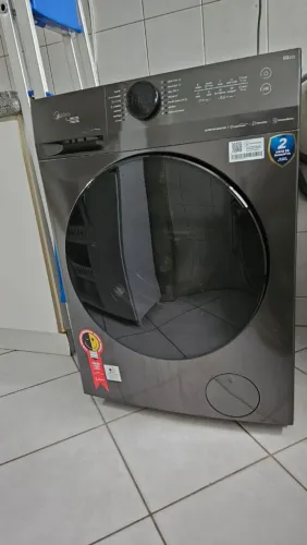 Lava e Seca Midea MF200 11kg/7kg Titanium 220V - Excelente Estado