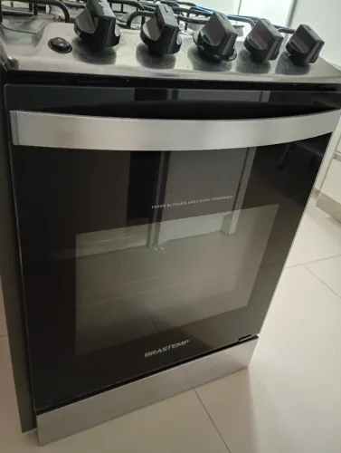 Fogão 4 bocas Brastemp de embutir