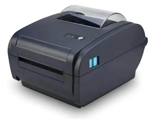 Impressora De Etiquetas Knup Kp-im604 Tipo Zebra Rolo Dobrada Cor Preto