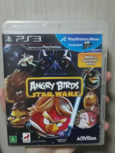 Jogos de PS3 Killzone 3, Gran Turismo 5 e Angry Birds Star Wars RARO